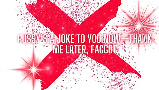 Amcık şimdi sana bir şaka - sonra teşekkür et, ibne