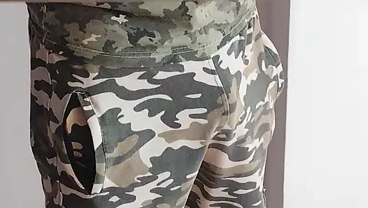 Army boy on duty