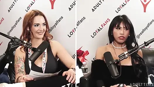 Ember Snow en sevdiği baharatlı oyuncaklarını ve tekniklerini ortaya çıkarıyor! | Adult Time Podcast