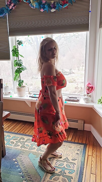 Watch what MOMMY likes to do when She is at Home Alone