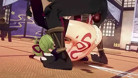 Koro22 ateşli 3 boyutlu seks hentai derlemesi -205