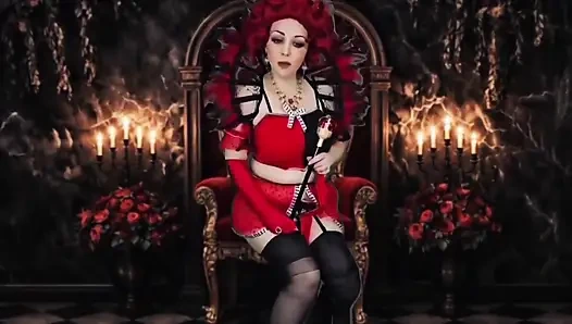 Kraliçenin fetiş baskısına itaat et