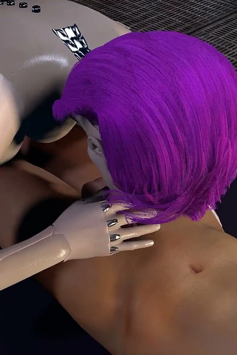 Seksi robot kız tam hizmet veriyor