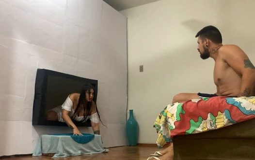 Sözde Samara televizyondan çıkıp korkutmak için ve...