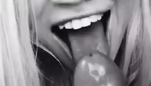 oral seks içinde siyah ve beyaz