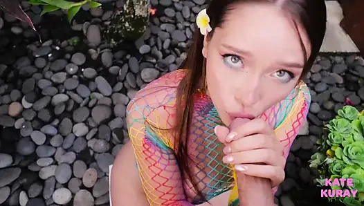 Güzel ve nazik oral seks