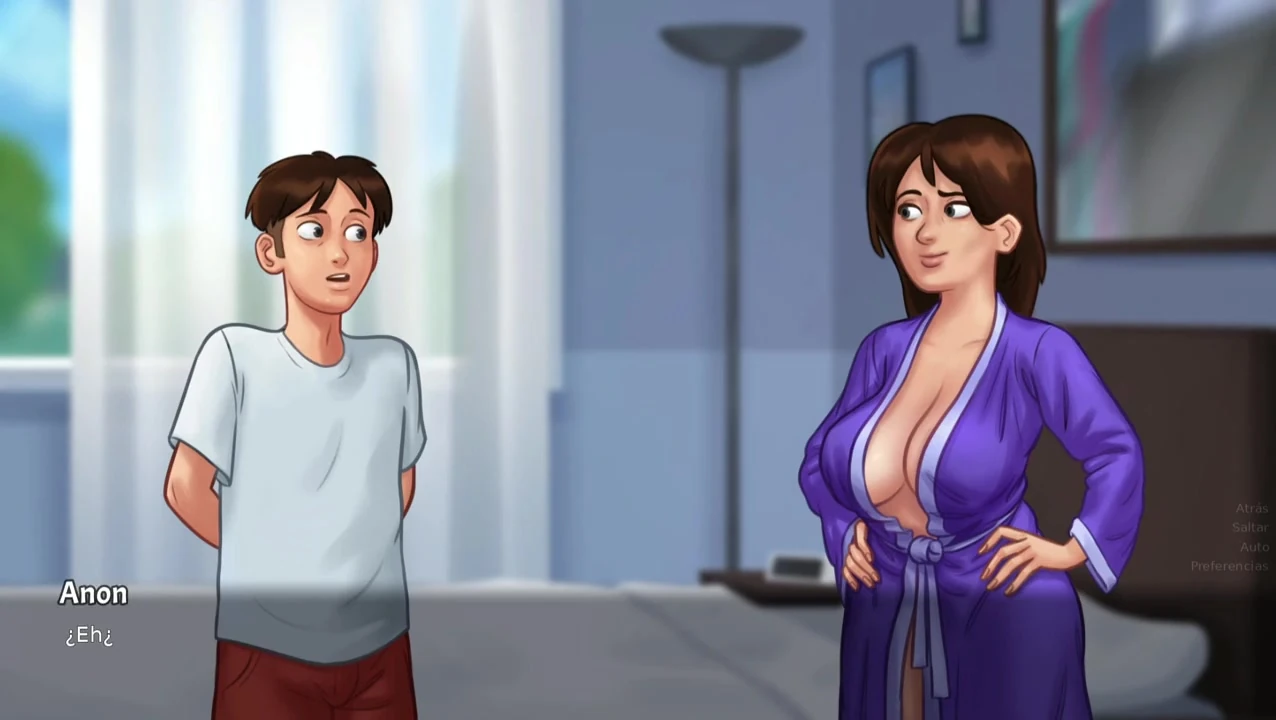 My stepmom's secret with me xxx - summertime saga - hentai