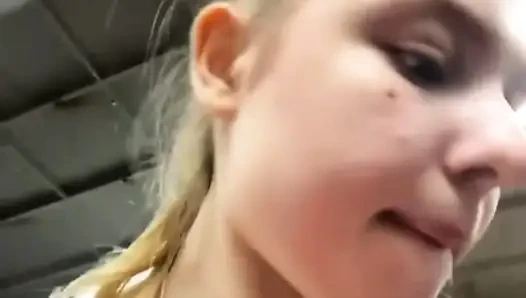 Fucking and training in the gym