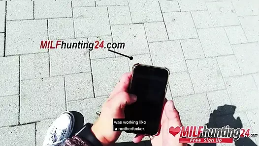 Harleen van Hynten ile açık havada ateşli sikiş!  MILFhunting24