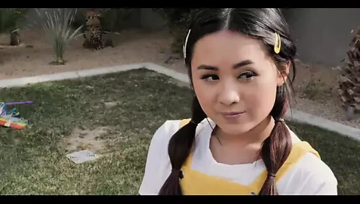 iki küçük Çinli kızlar Siktir et Sabit