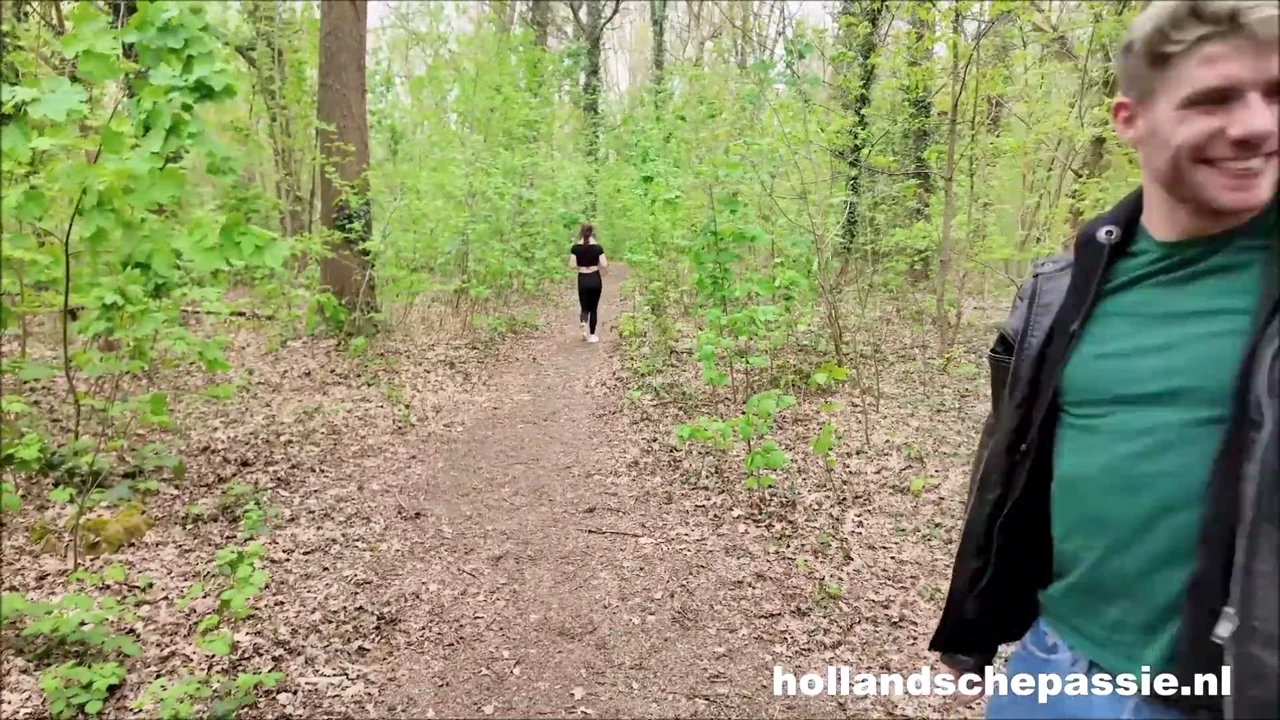 Dolly Fleur fucked in the woods!