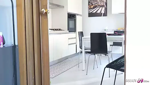 Alman izci - kolej genç liz gerçek dökümde fuck konuşmak