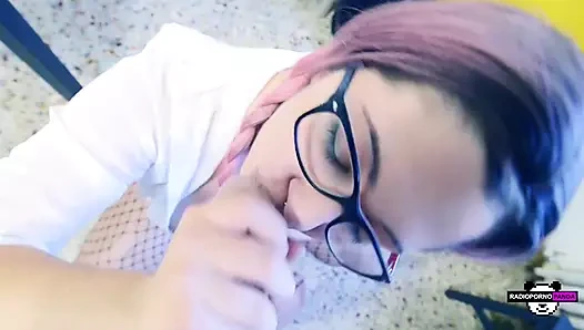 Oral seks ıslak cosplay