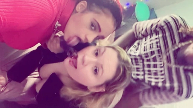 Dik çift tag team büyük ganimet bbw