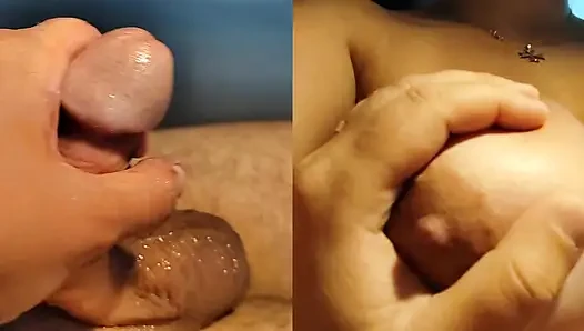 Yeni yakın çekim format videosu! Üvey kız kardeşim penisimi sıvazlarken toch genç mükemmel göğüsler. Büyük boşalma