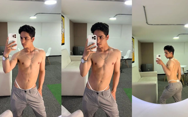 Eşcinsel tanga modellemesi