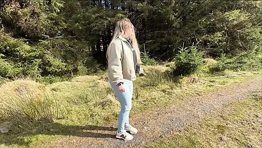 Emergency While Walking on the Public Trail but Had to Wet My Jeans