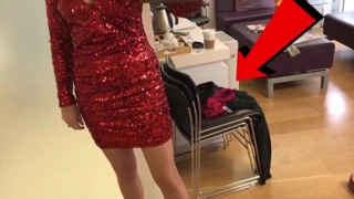 Kaye adams mini elbise ve iç çamaşırı yok