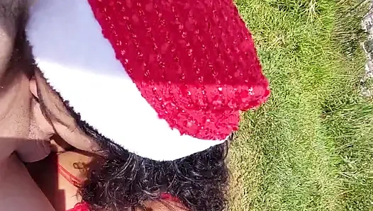 Açık havada Noel sakso