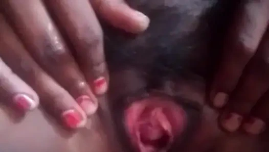 Teyzenin pembe amına zevk veriyor