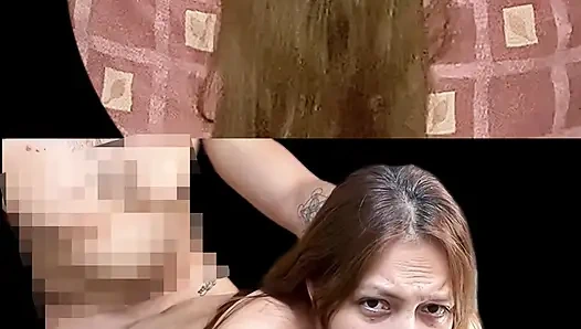 Angy bir sikiş makinesi, derin gırtlak ve çok zevkli hareketler