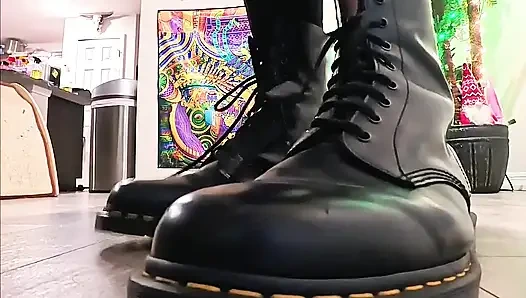 6'7 Giantess in Doc Martens Stomping Hard Vicious Slow-mo Stomps
