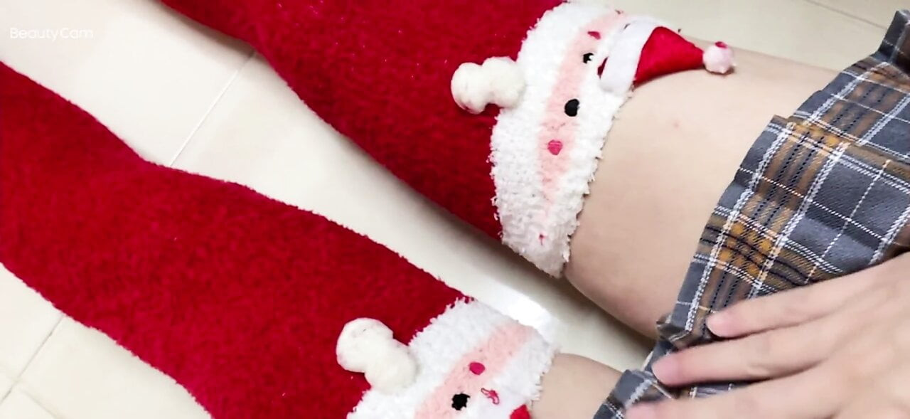 Noel çorap ve boşalmak 2 kere