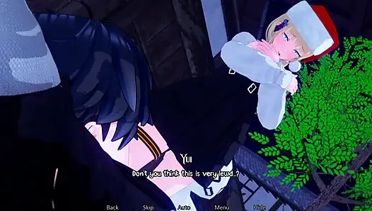 Üvey kız kardeşim beni arka bahçede sikiyor