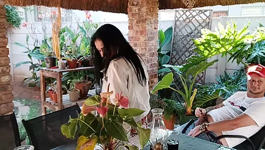 Eski kız arkadaşımla açık havada sikişiyorum