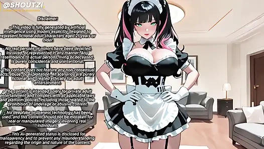 Azgın hizmetçi kontrolü eline alıyor vahşi kovboy kız binişi yüzünün her yerine dölle bitiyor!