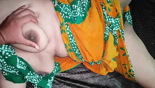 Bengalli ateşli hintli kadın güvenlik görevlisiyle seks yapıyor