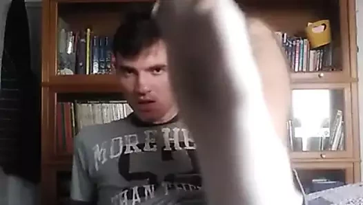 Youg çocuk otistik 24 yıl parmağını kıçına koy