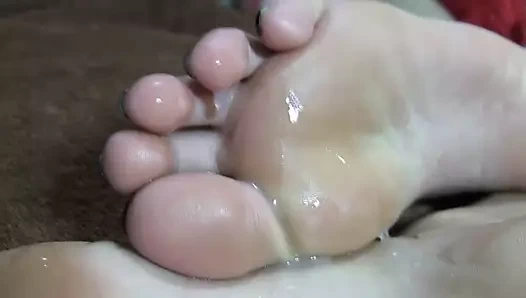 Ayakla muamele boşalma ayak tabanları