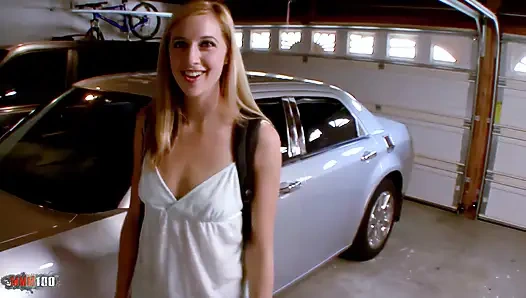 Ranae morgan: plaja bağlı sarışın Ranae Morgan için yerel yarak yolculuğu - sert tatil buluşması