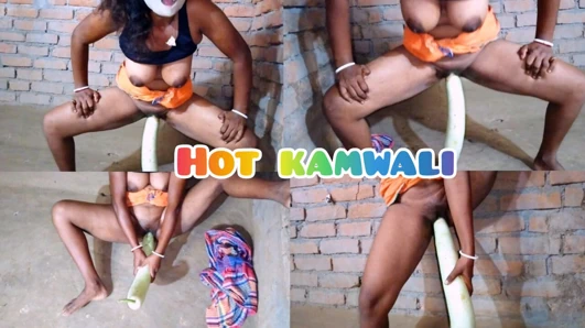 Hizmetçi susamışlıklarını su kabağını oluğa sokarak gidermiş.