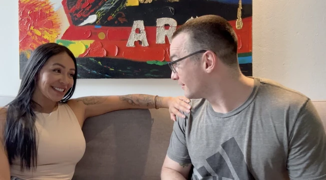 Hot Latina MILF Next Door Shares Shocking Secret with Shy Neighbor