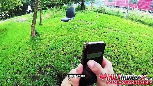 Harleen van Hynten için parkta yaramaz sikiş randevusunda! MILFhunter24