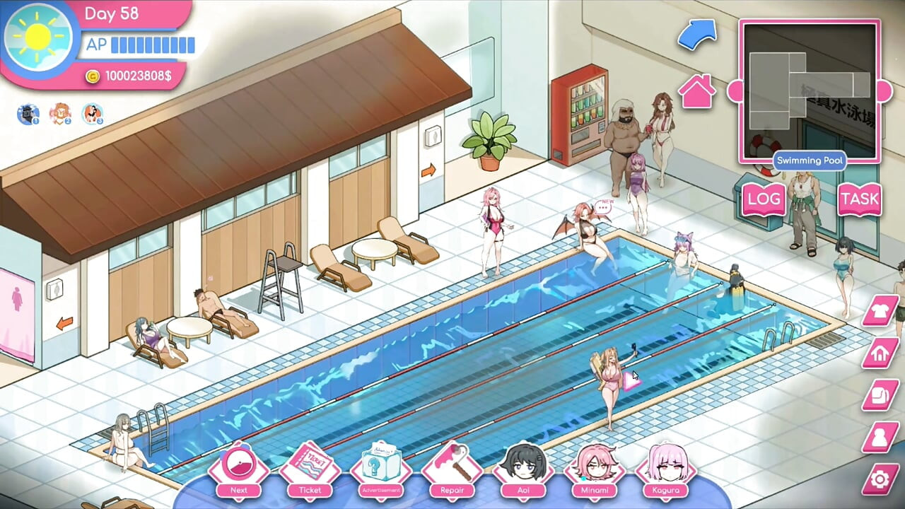 Hentai Oyunu - Aoi Ayakta Köpek Tarzı Seks Galeri Sahnesi - Lifeguard Holic