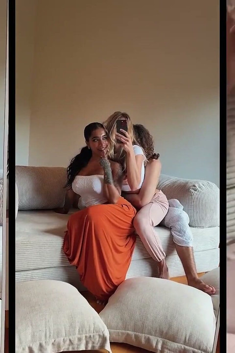 Gerçek hayattaki çift Leo&lulu ile romantik amatör üçlü seks - yasmina khan