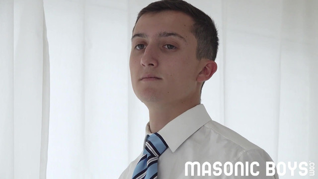 MasonicBoys - DILF Master strips and fucks Mormon Twink Jack Andram