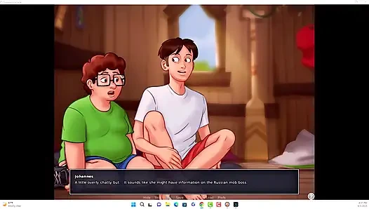 Yaz mevsimi efsanesi - Johannes ve Erik Iwanka'yı izledi, Iwanka Johannes'e kamerada sakso çekti