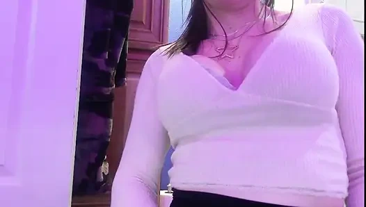 Zoey nine porno yıldızı mahkemeden önce banyoda amıyla oynuyor