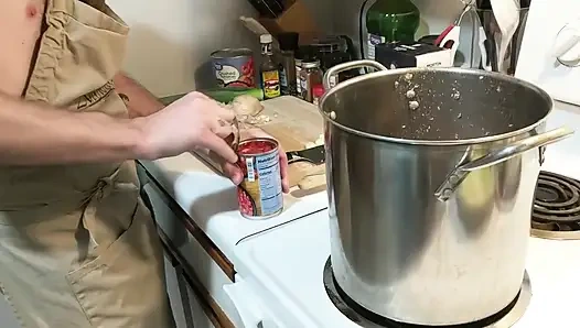 Döl pişirilmiş 3 pırasa chili ve yağlı elle muamele