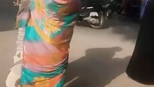 satensilk saree teyze