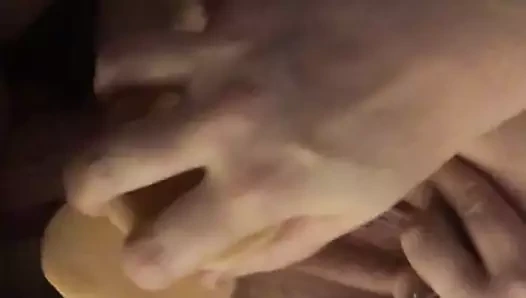 horoz ve yapay penis ile çift nüfuz