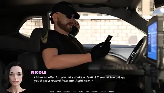 Heyecan verici oyunlar: kız sakso yaparken yakalandı ve yüzünü arabada büyük bir dölle kapladı ep 10