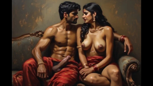 Hintli kız ateşli ıslak amcık en iyi arkadaşı tarafından sikiliyor