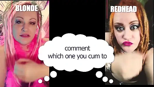 Hangisinin seni sarışın ya da kızıl saçlı heteroseksüel versiyonuna boşalttırdığına yorum yap