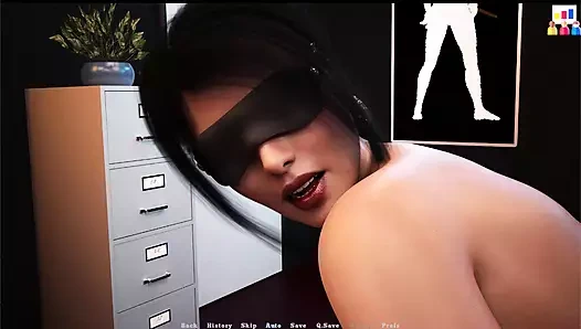 Büyük şehirdeki Victorias 7 Michael gözleri bağlı victoria ve onu sikmek için büyük zenci yarağı aldı.