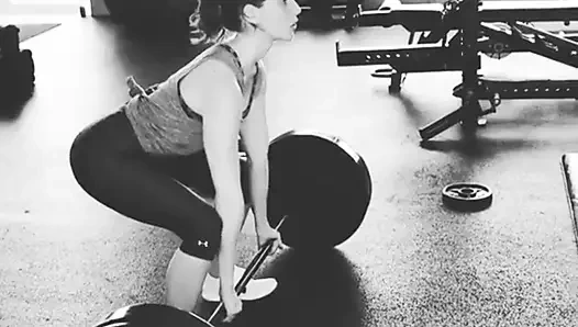 Alison brie 165 pound kaldırıyordu